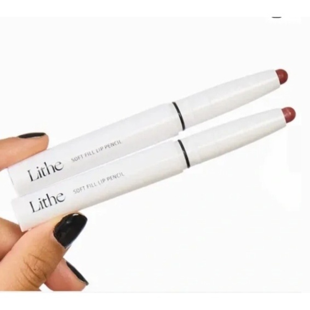 Lithe Soft Fill Lip Pencils Duo Set Shades Dusk Scarlet‎ SF01 Vegan Cruelty Free